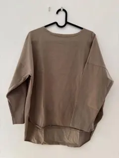 coen ベージュ 長袖 Tシャツ サイズFREE