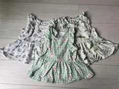 値下げ中！next フリルチュニックワンピース 花柄3枚セットのサムネイル