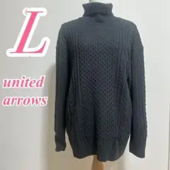 アデイインザライフ united arrows タートルネックセーター グレー