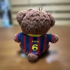 FCバルセロナ XAVI 6 テディベア ぬいぐるみ