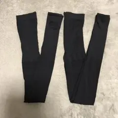 Atsugi アツギ 着圧トレンカ L ブラック 2着セット レディース