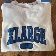 XLARGE 1991 トレーナー XLサイズ ホワイト/ブルー
