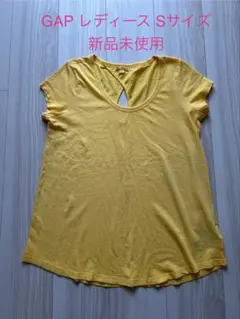 【新品未使用】GAP レディース Tシャツ 黄色S(日本のM〜L相当)のサムネイル