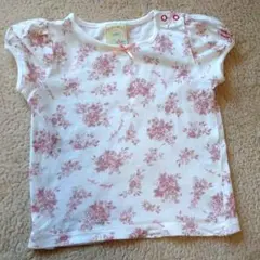 gelatopique花柄 ベビーシャツ 80-90サイズ