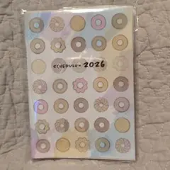 スケジュール帳　ミスタードーナツ2026福袋