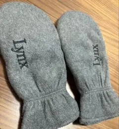 【未使用】Lynx グレー ミトン グローブ