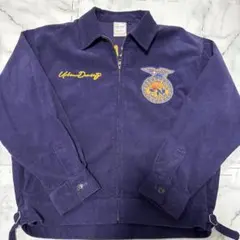 Mサイズ FFA JACKET INDIANAコーデュロイ ネイビー