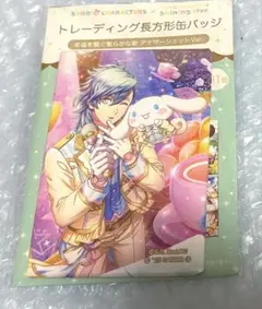 藍　缶バッジ　サンリオコラボ　うたプリ　bgs
