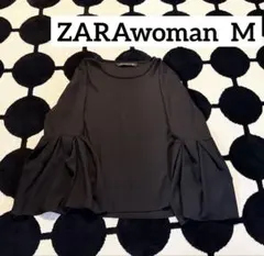 ◆新品◆ZARA woman◆フレアスリーブブラウス/ハレノヒ オケージョン