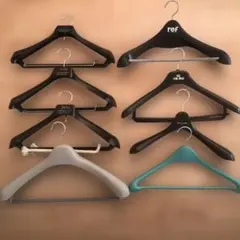 衣類ハンガー 8個セット スーツなど用