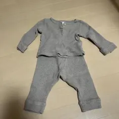 H&M ワッフル セットアップ 70cm