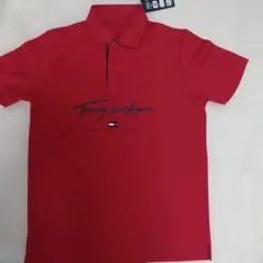 Tommy Hilfiger レッド ポロシャツ　Mサイズ　タグ付き新品のサムネイル