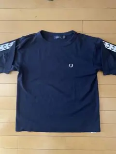 FRED PERRY 半袖Tシャツ ネイビー ロゴテープのサムネイル