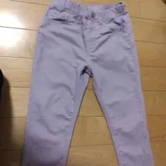 ❤美品❤　薄紫 　パープル　コットン混紡 長ズボン
