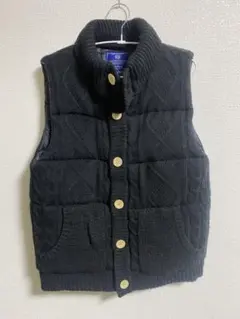 Purple & Yellow ブラックダウンベスト L