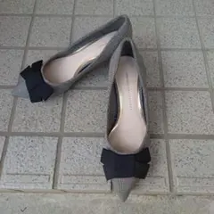 ZARABASIC　パンプス　リボン付き　24cm