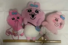 おぱんちゅうさぎ　ポシェット、ぬいぐるみなど3点セット