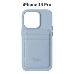 メゾンキツネ Magsafeカード付 iPhone 14 Pro ケース ブルーのサムネイル