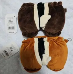 【新品未使用／2点まとめ売り】チップとデール　おしりポーチ