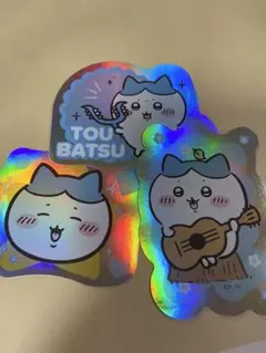 ちいかわ ハチワレ キャラカットステッカー 3枚セット
