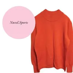 【Nuvel. Sports】毛100%♡ハイネックニットセーター【S】シンプル