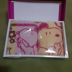 新品未使用! スヌーピー Sミニジャガードタオルセット