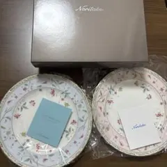 Noritake 花更紗 21cmプレート ペアセット