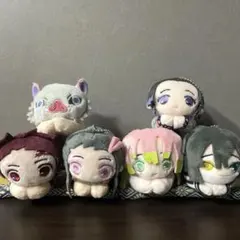 【未使用品】鬼滅の刃　はぐキャラコレクション　ぬいぐるみ 6点セット