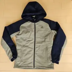 adidas フード付きパディングジャケット S