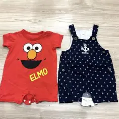 ベビー　ロンパース　エルモ　70