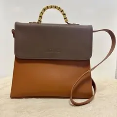 美品 ロエベ ベラスケス 2way ショルダーバッグ ハンド金具 バイカラーのサムネイル