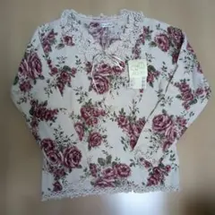 Rosa e Rosa アンゴラ 花柄ニットセーター