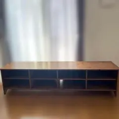 IKEA LEKSVIK イケア　ナチュラルウッド テレビ台