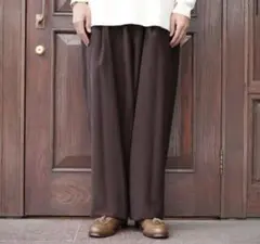 カ*ん様 MAATEE&SONS 俺たちのスラックス WOOL SILK(BLA - メルカリ