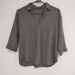 UNIQLO レーヨンスキッパーブラウス S