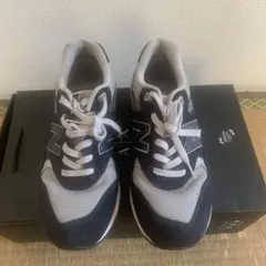New Balance ネイビー/グレー カジュアルシューズ