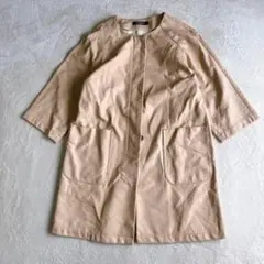 ヒロコビス コシノヒロコ◇フェイクレザーコート ライダース アウター 11