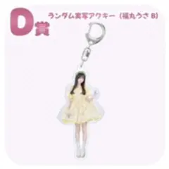 MEGALiFE!くじ D賞 ランダム実写アクキー 福丸うさ B