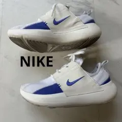 Nike ホワイト/ブルー スニーカー　23