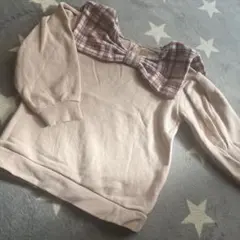 ママラク　裏起毛トレーナー