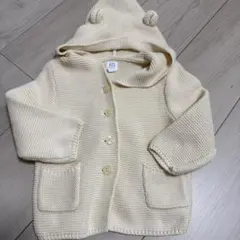 【美品】baby GAP くま耳 ニットカーディガン