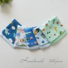 在庫限り＊ハーフハンカチ❀5枚セット