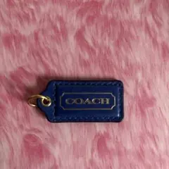 COACH レザー チャーム⭐︎ブルーのサムネイル