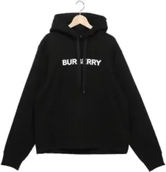 BURBERRY ロゴプリント プルオーバーパーカー ブラックのサムネイル