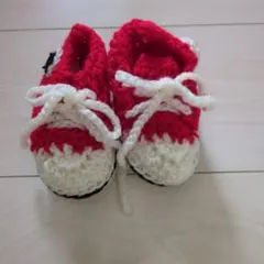 コンバース風ベビーシューズ