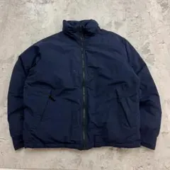 Eddie Bauer　エディーバウアー　ダウンジャケット　古着　ネイビー　M