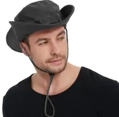 サファリハット メンズ 2WAY UPF50+ 速乾 日よけ帽子 紫外線対策