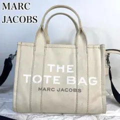 マークジェイコブス　トートバッグ　2WAY アイボリー　キャンバス　ハンドバッグのサムネイル