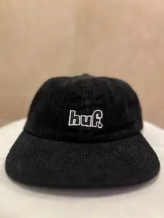HUF コーデュロイキャップ ブラック