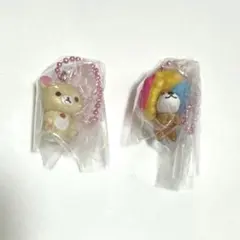 サンエックスユニバース チャームつきグミ アフロ犬 コリラックマ